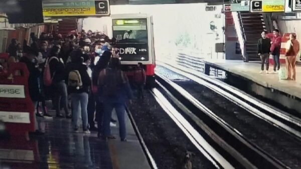 Héroe sin capa rescata a perrito de las vía del metro de CDMX