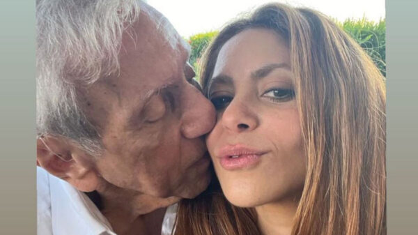 Shakira celebra los 91 años de su padre