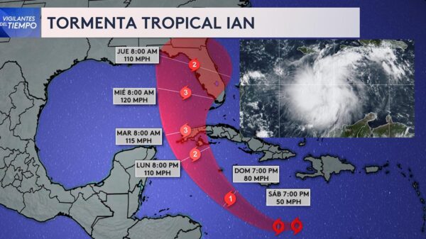 Por "Ian", declaran temprana emergencia en La Florida