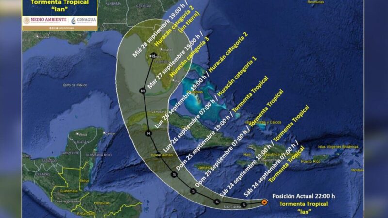"Ian" ya es Tormenta Tropical en el Caribe