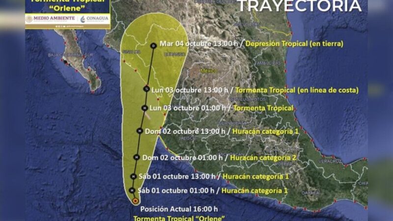 Tormenta amenaza a costas mexicanas, ahora en el Pacífico