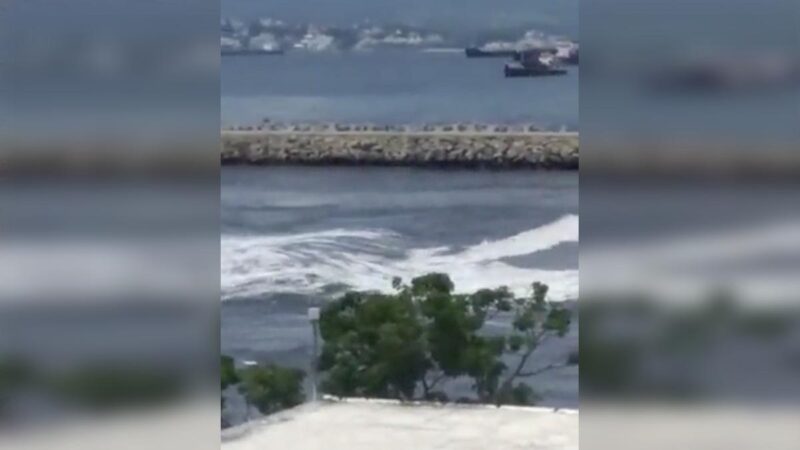 Registran en Manzanillo "levantamiento" del mar tras sismos