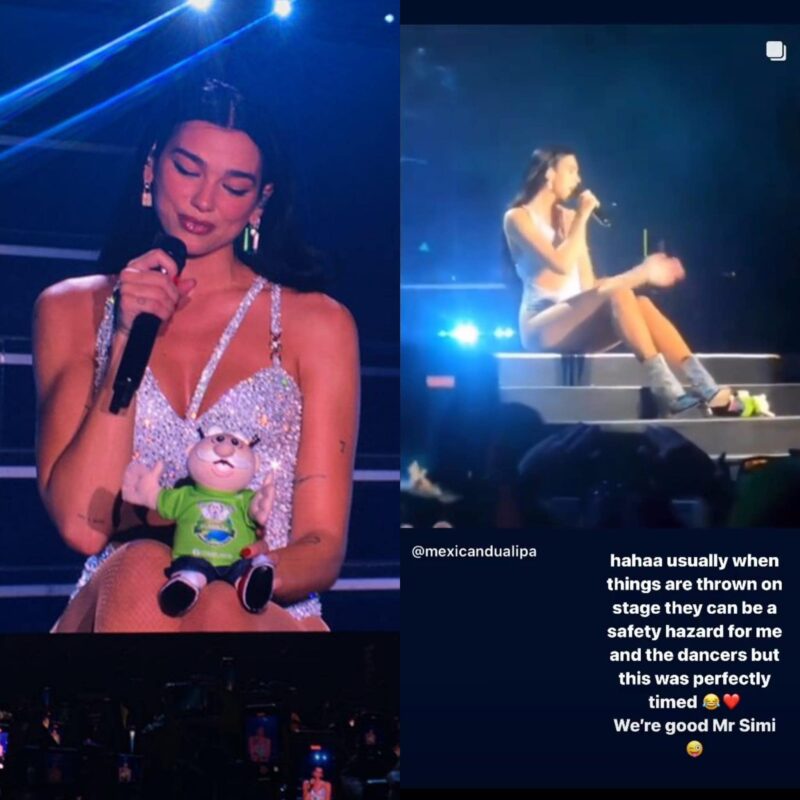 VIDEO: Dua Lipa le canta al Dr. Simi en Monterrey