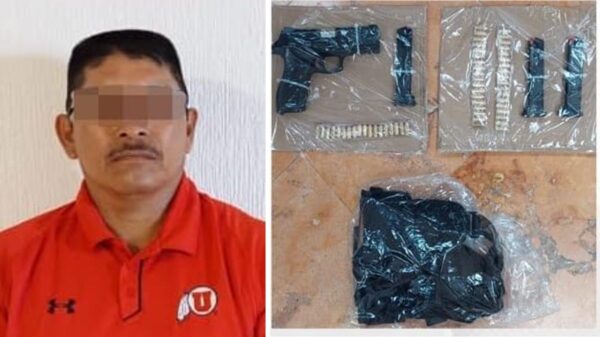 Vinculan a proceso a detenido con arma en Playa del Carmen.