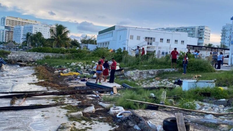 Aparece cadáver flotando junto a muelle de Puerto Juárez