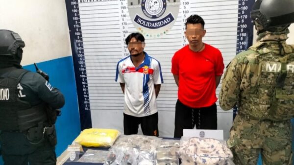 Caen con drogas y cartuchos en In House de Playa del Carmen.