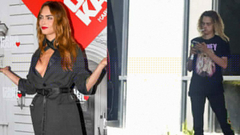 ¡Radiante! Reaparece Cara Delevingne en la Semana de la Moda de París