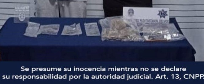 Detienen a pareja de narcomenudistas en Misión del Carmen; un hombre y una mujer estaban en posesión de 50 dosis de droga.