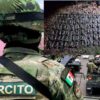 Ejército Mexicano asegura en Michoacán arsenal de bombas