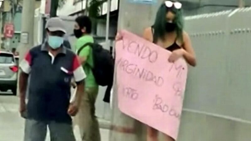 Joven vende su virginidad en la calle por concierto de Bad Bunny