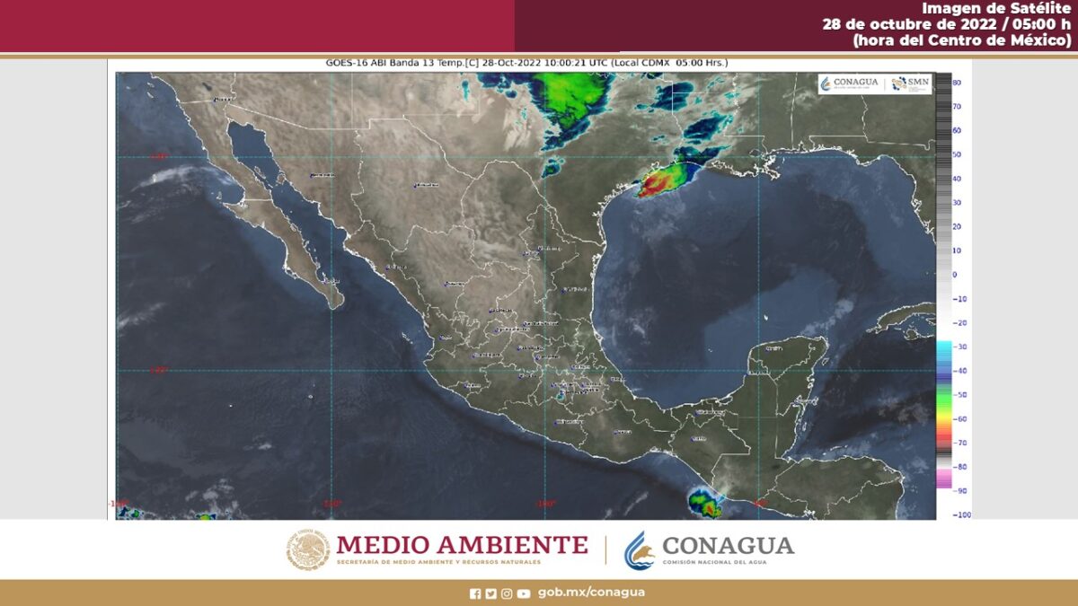 Pronóstico del clima para hoy viernes 28 de octubre en Quintana Roo; Cielo parcialmente nublado por la mañana y medio nublado por la tarde.