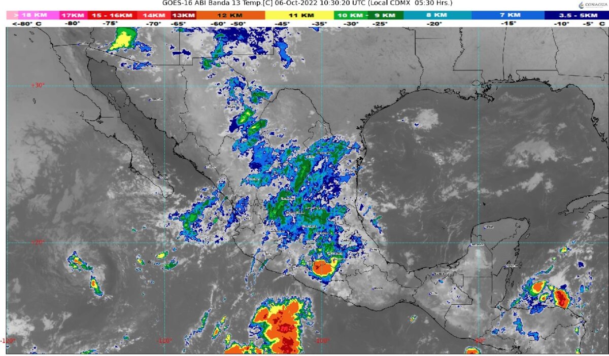 Pronóstico del clima para hoy jueves 6 de octubre en Quintana Roo; se espera tiempo caluroso y probabilidad de chubascos en la entidad.