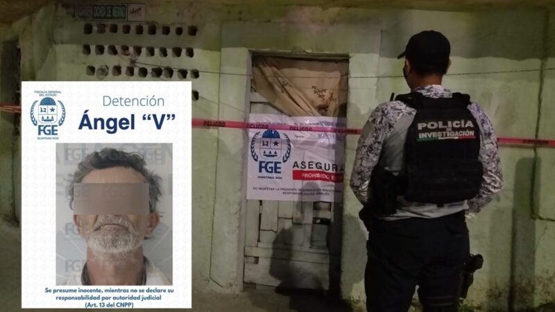 Cateo de FGE en Chetumal deja un detenido y diversas drogas