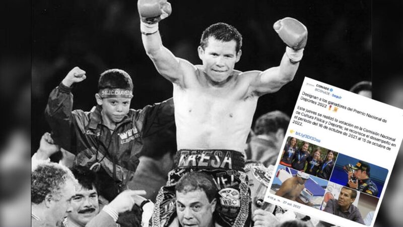 Gana Julio César Chávez Premio Nacional del Deporte