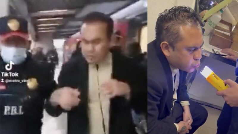 Detienen a operador del metro en CDMX por trabajar alcoholizado