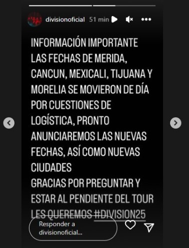 División Minúscula cambia sus fechas para concierto en Cancún