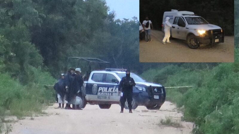 Encuentran a sujeto en Cancún ejecutado con disparo en la cabeza