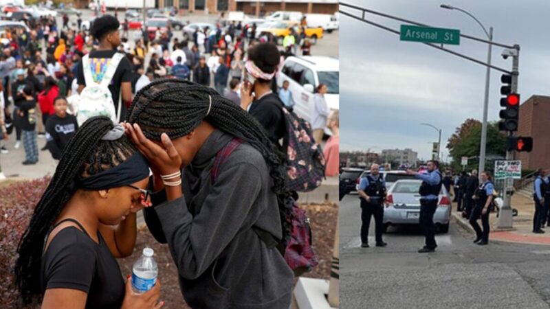 Tiroteo en escuela secundaria de San Luis, EU, deja 3 muertos.