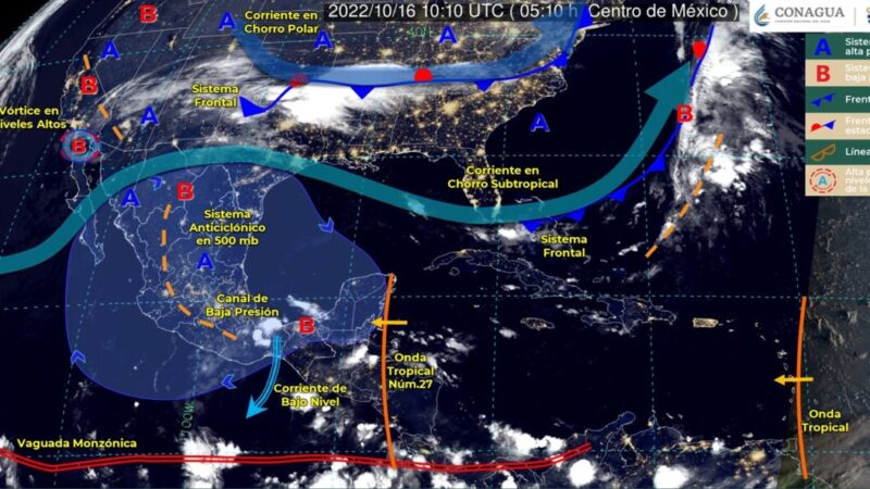 Pronóstico del clima para hoy domingo 16 de octubre en Quintana Roo.
