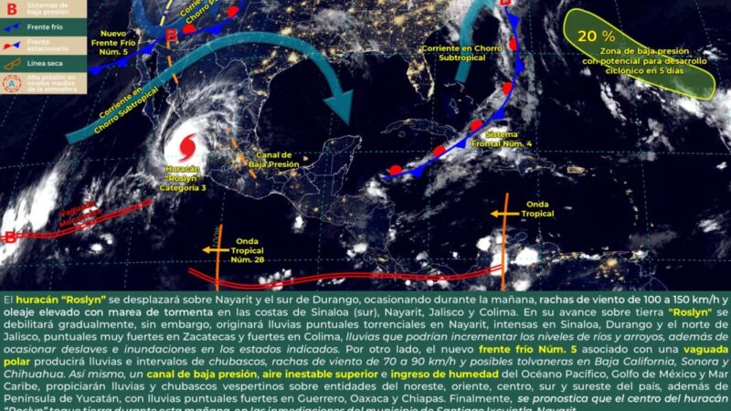 Pronóstico del clima para hoy domingo 23 de octubre en Quintana Roo.