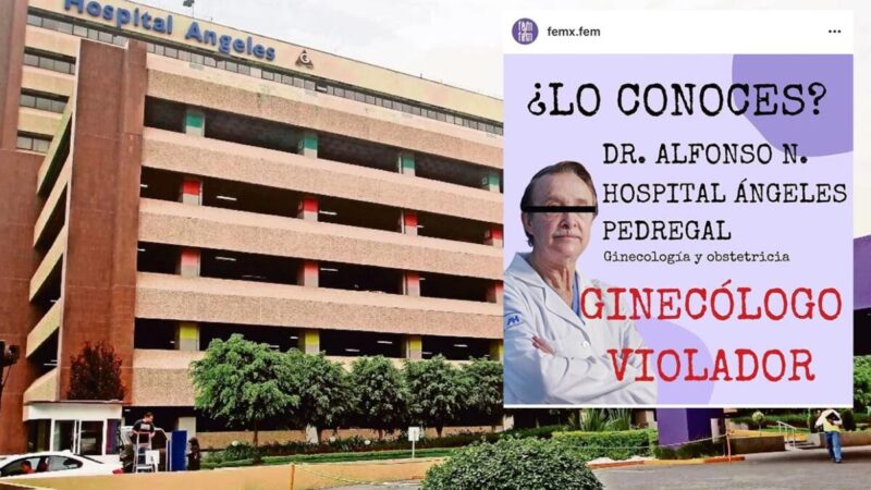 Ginecólogo del Hospital Ángeles es suspendido tras acusaciones de violación