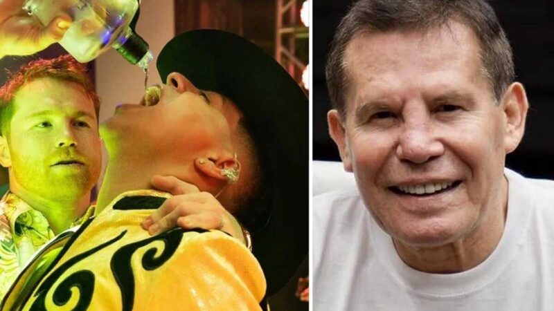 Julio César Chávez reacciona a los problemas de alcoholismo de Eduin Caz