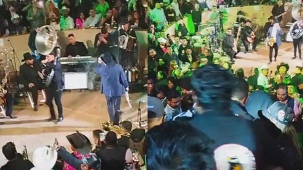 Julión Álvarez es agredido en Feria de Pachuca