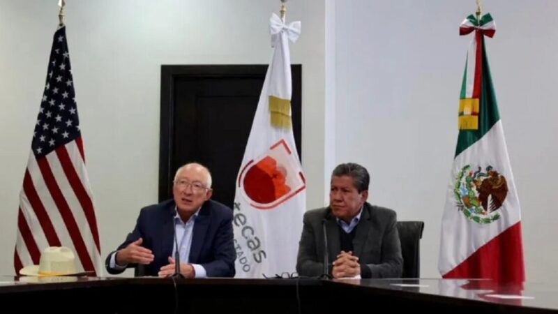 Acuerdo en Zacatecas entre Monreal y Ken Salazar, “simplemente no vale”