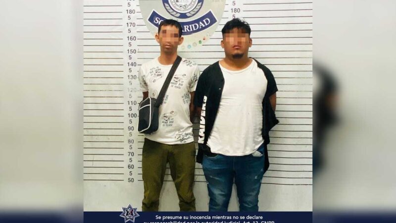 Cae pareja de presuntos "ratones" en Playa del Carmen