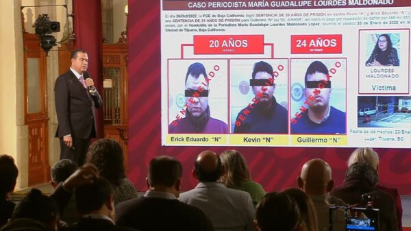 Sentencian a 20 y 24 años de prisión a los asesinos de periodista