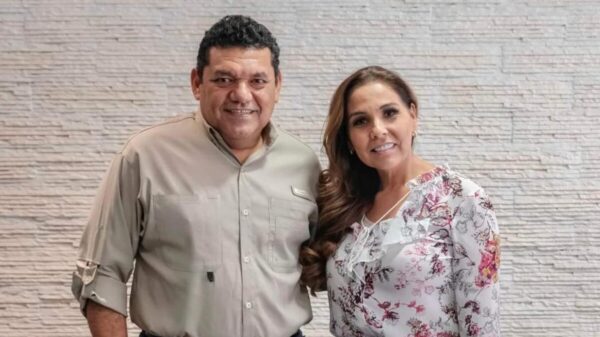 Mara Lezama y Javier May revisan avances y beneficios del Tren Maya