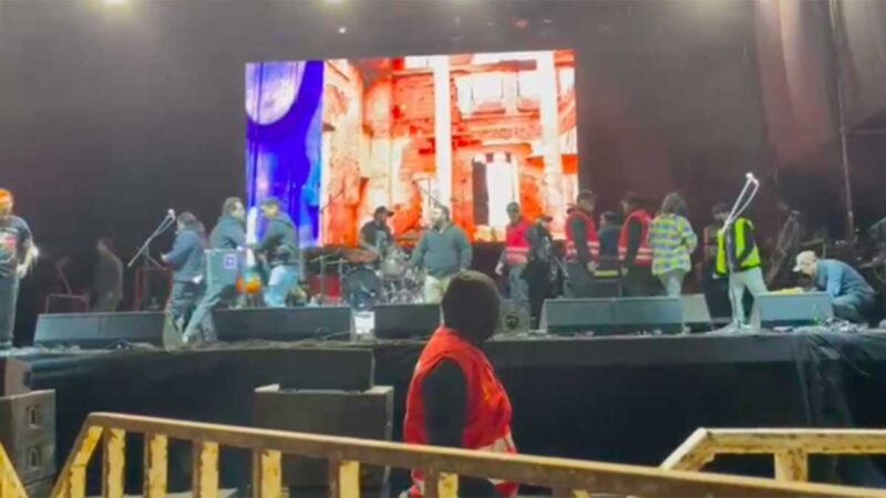 Miembros de Los Miserables y Molotov pelean en pleno concierto