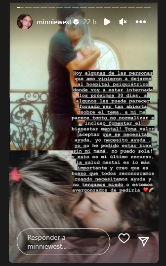 Minnie West, hija de Amparín Serrano, es internada en hospital psiquiátrico