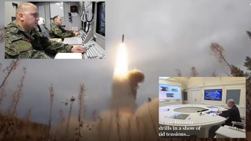 Putin enciende las alarmas nucleares con lanzamientos de misiles