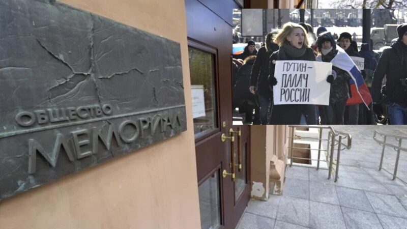 Gobierno ruso incauta oficinas de ganadores del Nobel de la paz 2022