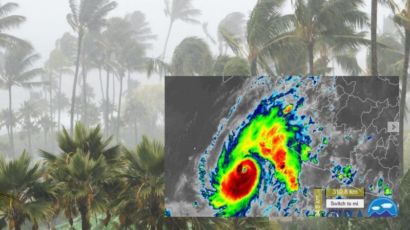 Se intensifica el huracán "Orlene" a categoría dos