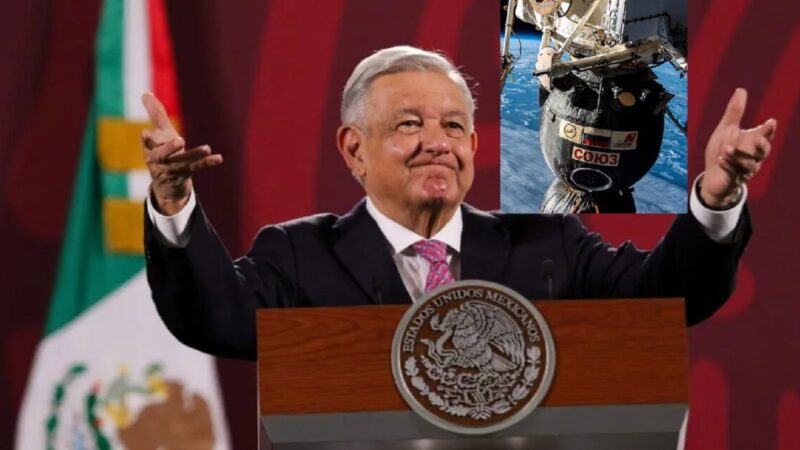 Acuerdo espacial con Rusia, no tiene el propósito de espiar a nadie: AMLO