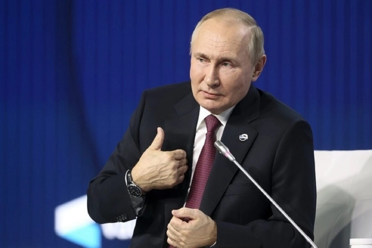 Vladimir Putin, presidente de Rusia, durante su participación en el club de debates Valdai.