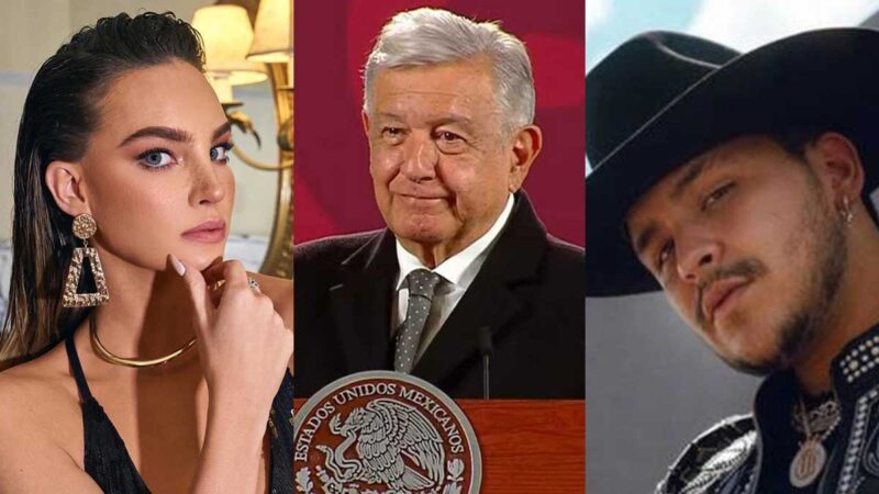 Si Belinda "da permiso", AMLO invitará a Nodal a cantar en el Zócalo