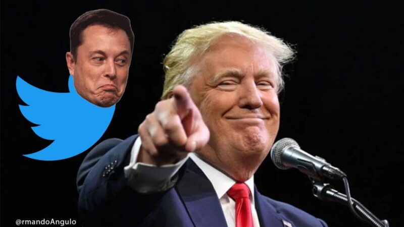 Donald Trump feliz de que Musk sea dueño de Twitter