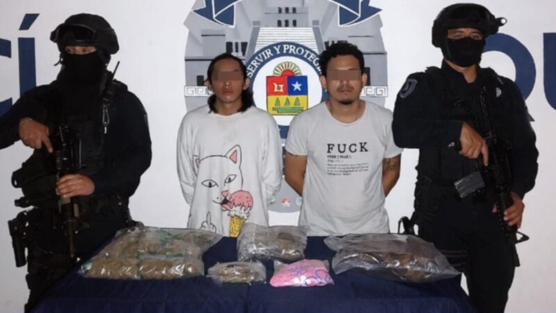 Caen más narcomenudistas en Playa del Carmen.
