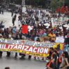 Reaparecen zapatistas para marchar en CDMX contra militarización