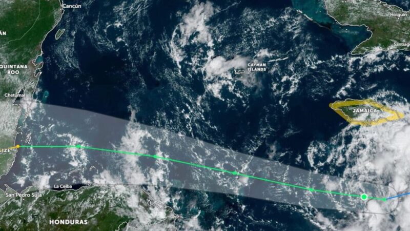 Clima: Se forma la tormenta tropical ‘Lisa’ al sur de Jamaica.