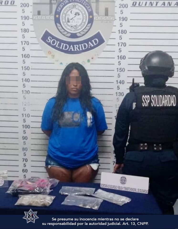 Caen cuatro narcomenudistas en operativos en Playa del Carmen; la Policía de Solidaridad logró el decomiso de más de 77 dosis.