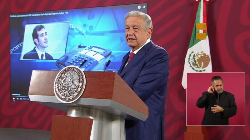 Promueven racistas y clasistas marcha a favor del INE: AMLO