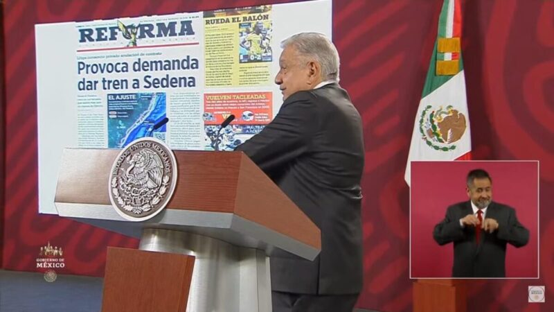 Grupo México incumplió con tramo del Tren Maya: AMLO