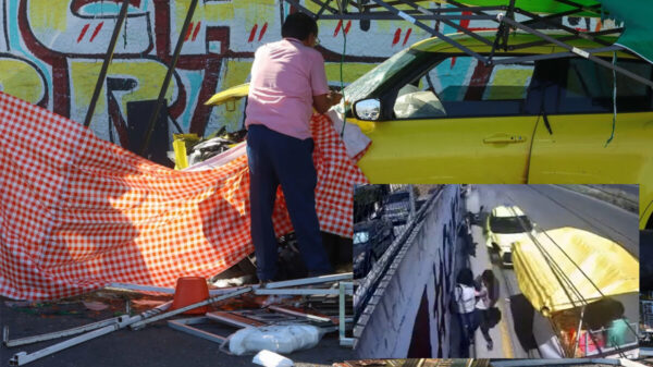 Automovilista en Edomex arrolla puestos y mata a un niño