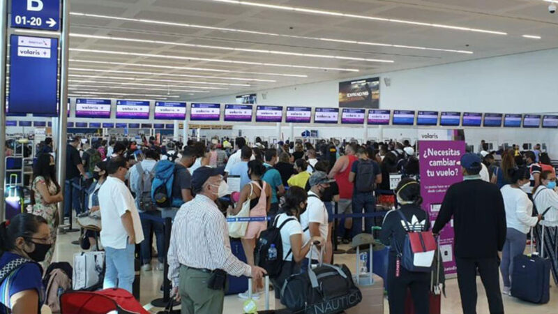Consigue Aeropuerto de Cancún 633 operaciones aéreas