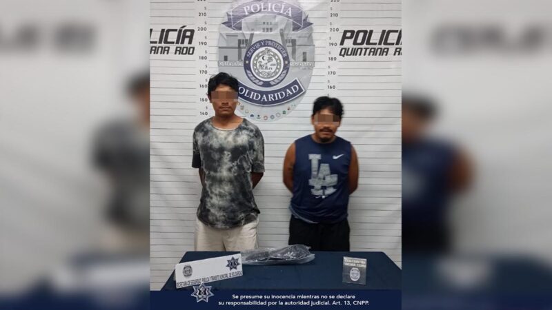 Atrapan a presuntos atracadores en Playa Del Carmen