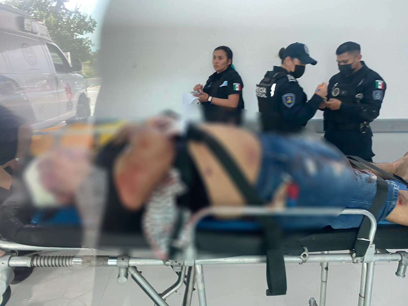 Ataque en Villas Otoch Paraíso, deja un lesionado grave